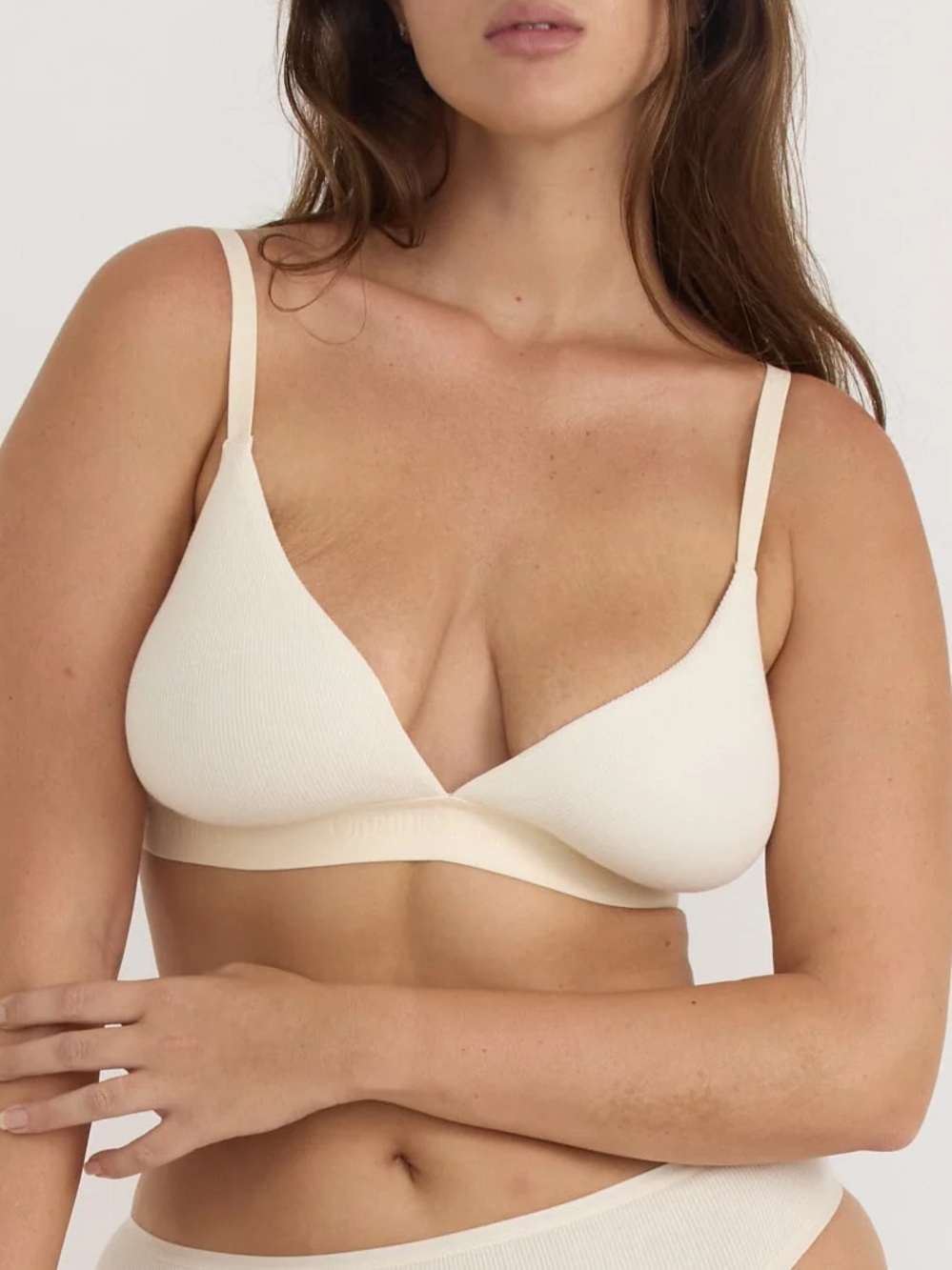 Organic Basics Cotton
Core Rib Triangle Bralette